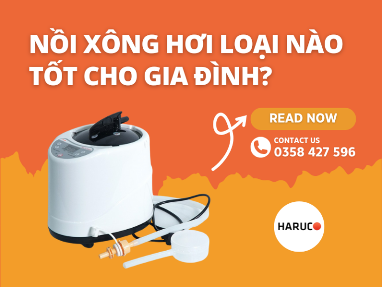 Nồi xông hơi loại nào tốt cho gia đình?
