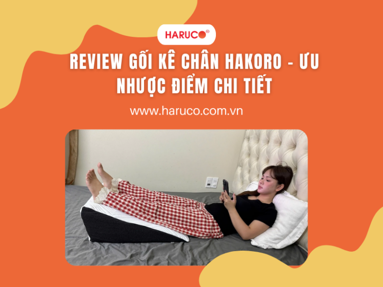 Review gối kê chân Hakoro – Ưu nhược điểm chi tiết