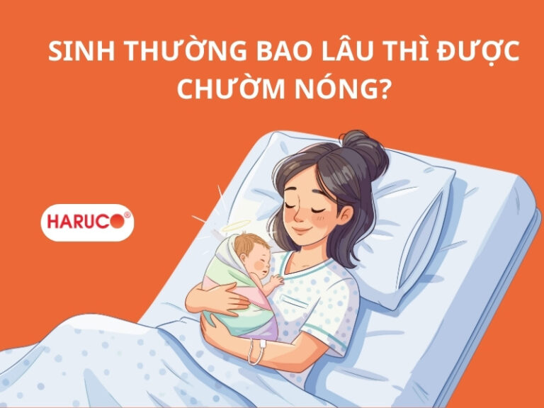 Sinh thường bao lâu thì được chườm nóng? Lưu ý khi chườm
