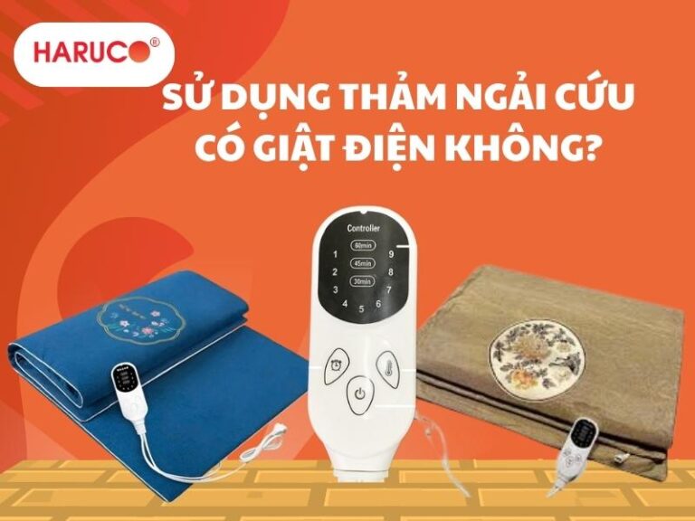 Sử dụng thảm ngải cứu có giật điện không? 