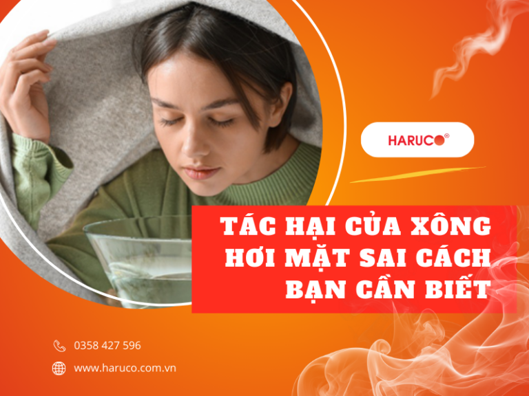 Tác hại của xông hơi mặt sai cách bạn cần biết
