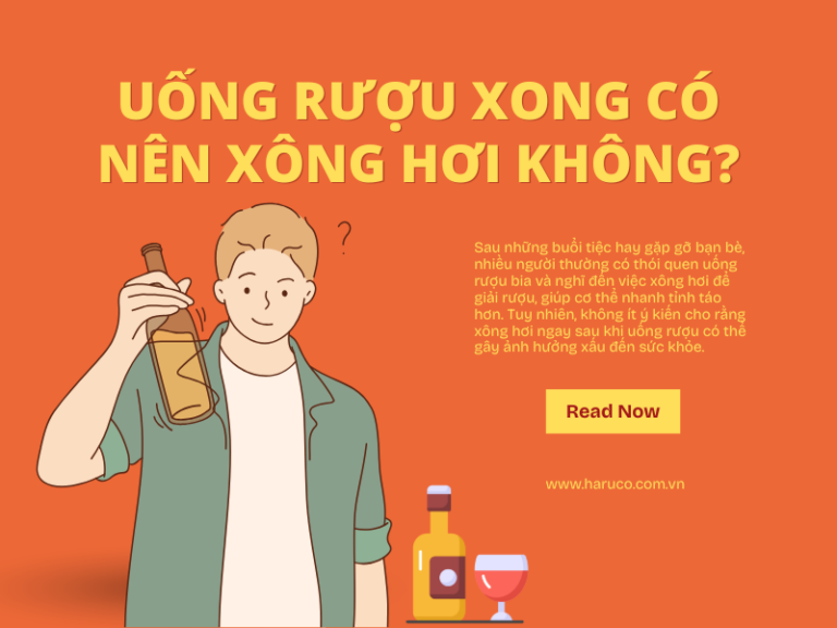 Uống rượu xong có nên xông hơi không?