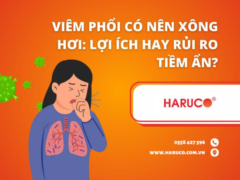 Viêm phổi có nên xông hơi: Lợi ích hay rủi ro tiềm ẩn?