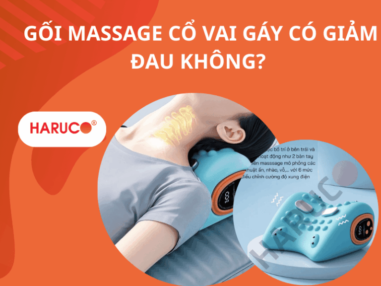 Gối massage cổ vai gáy có giảm đau không? 