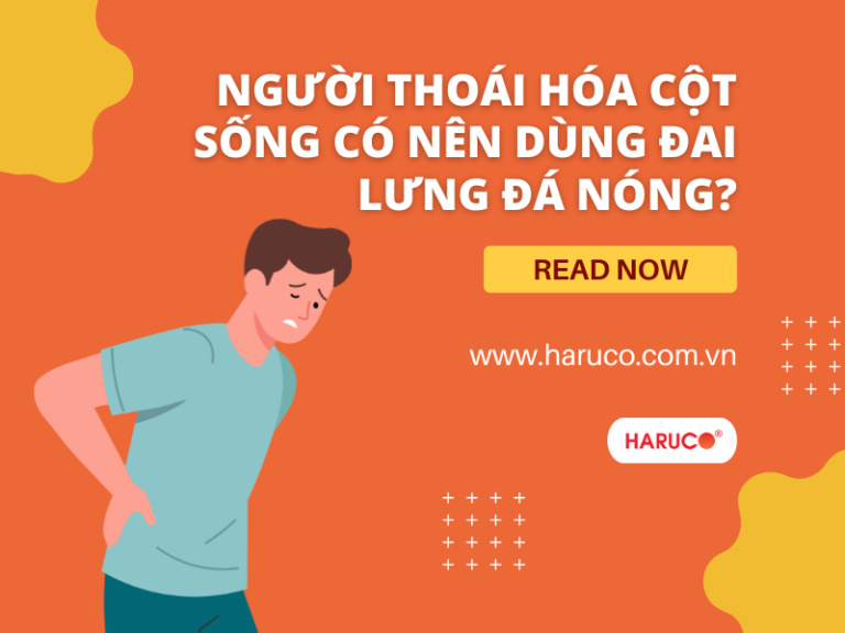 Thoái hóa cột sống dùng đai lưng đá nóng được không?