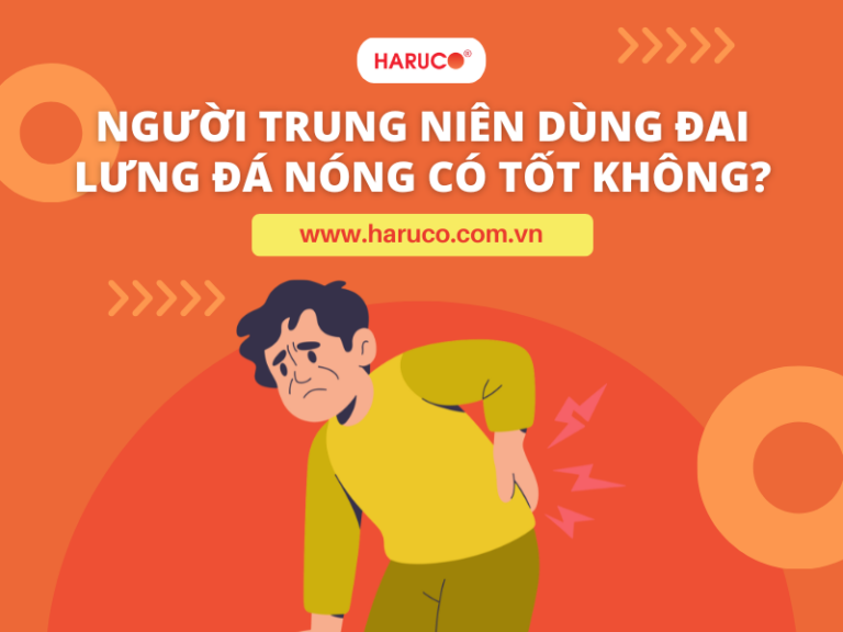 Người trung niên dùng đai lưng đá nóng có tốt không?