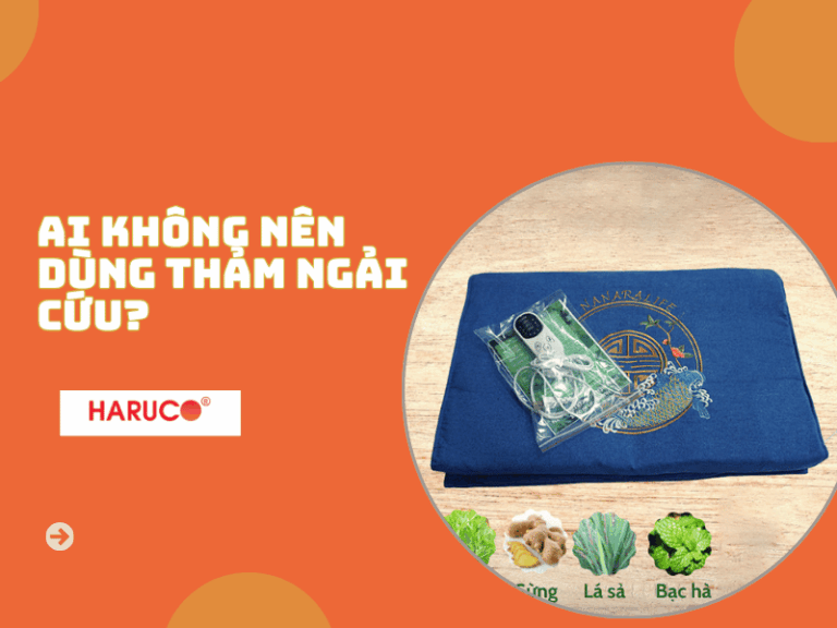 Ai không nên dùng thảm ngải cứu?