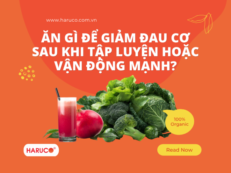 Ăn gì để giảm đau cơ hiệu quả sau khi tập luyện hoặc vận động mạnh?