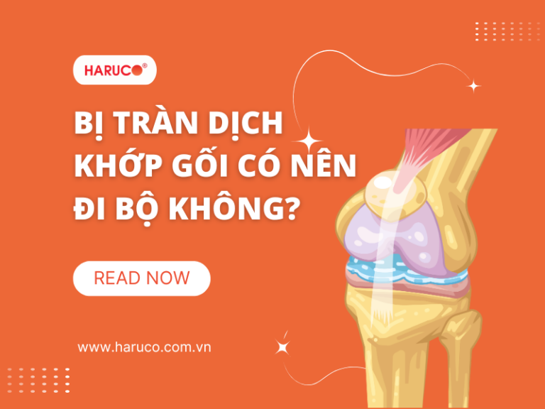 Người bị tràn dịch khớp gối có nên đi bộ không? Lợi ích và các lưu ý quan trọng