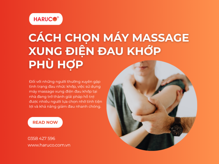 Cách chọn máy massage xung điện đau khớp phù hợp