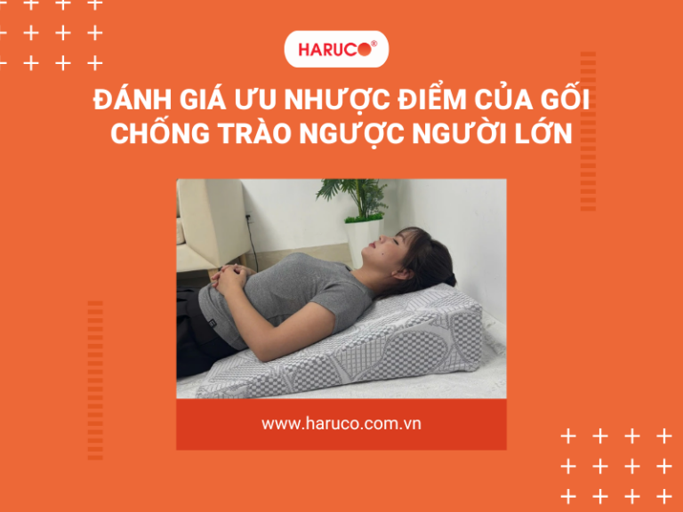 Đánh giá ưu nhược điểm của gối chống trào ngược người lớn