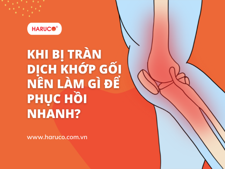 Khi bị tràn dịch khớp gối nên làm gì để phục hồi nhanh?