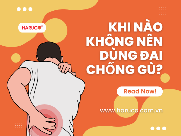 Khi nào không nên dùng đai chống gù?