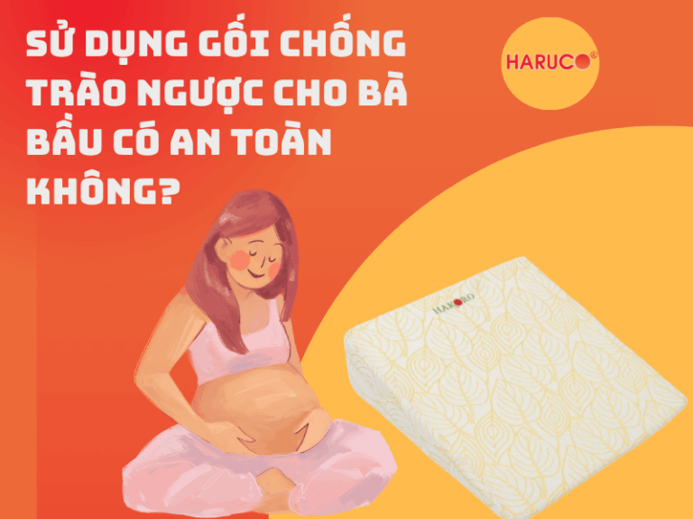 Sử dụng gối chống trào ngược cho bà bầu có an toàn không?