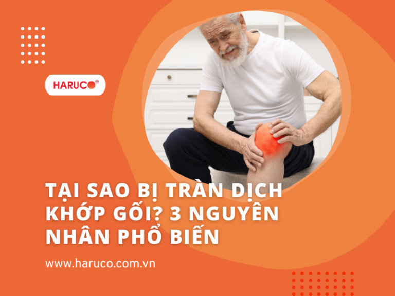 Tại sao bị tràn dịch khớp gối? 3 nguyên nhân phổ biến