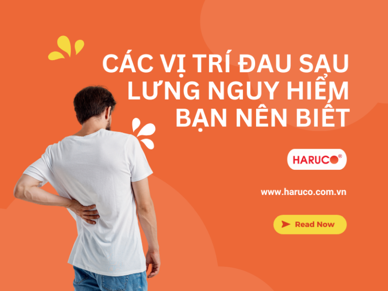 Các vị trí đau sau lưng nguy hiểm bạn nên biết