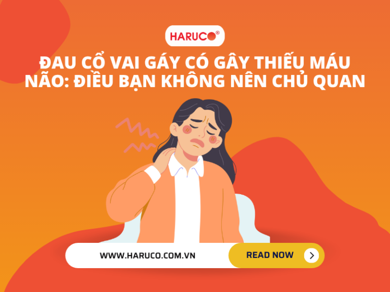 Bị đau cổ vai gáy gây thiếu máu não không? Những lưu ý bạn nên biết