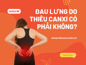 Đau lưng do thiếu canxi có phải không?