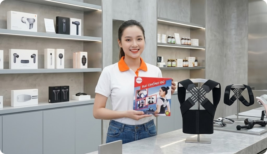 Giới thiệu đai lưng chống gù Haruco HRC-06-2
