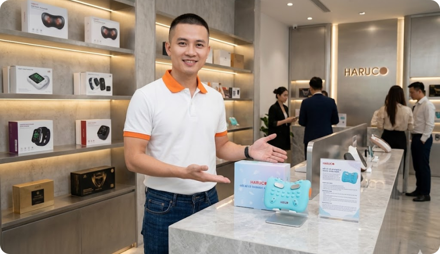 Giới thiệu đai lưng chống gù Haruco HRC-06-2